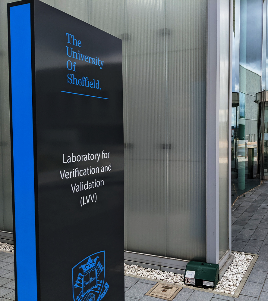 The University of Sheffield Laboratory for Verification and Validation (LVV).