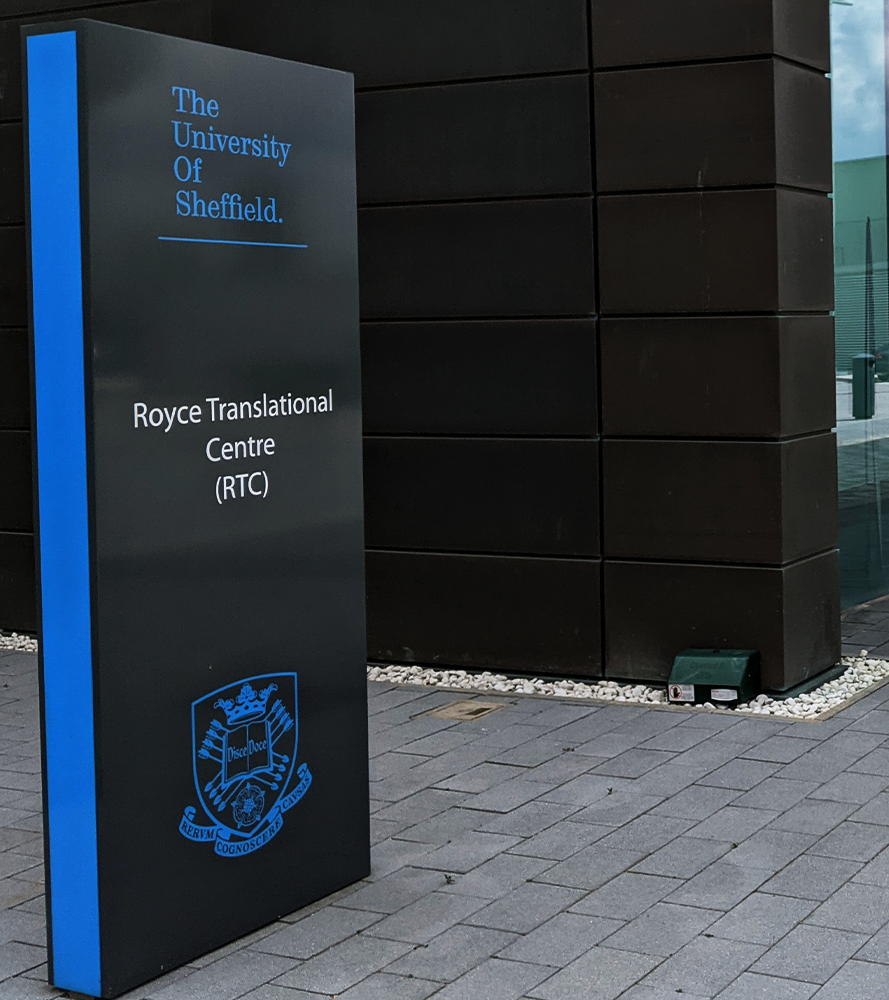 The University of Sheffield Royce Translational Centre (RTC).